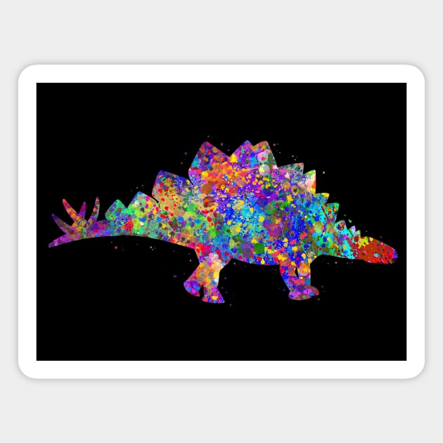 Stegosaurus dinosaur Magnet by Yahya Art